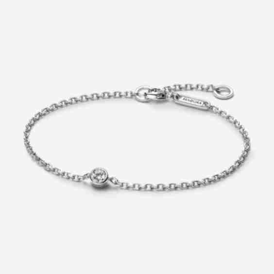 Era Bezel Lab Grown Diamond Chain Bracelet