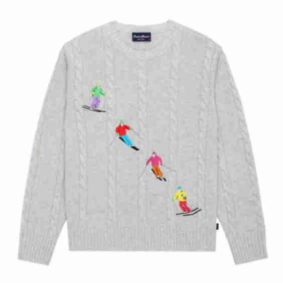 Cashmere Ski Cableknit Sweater