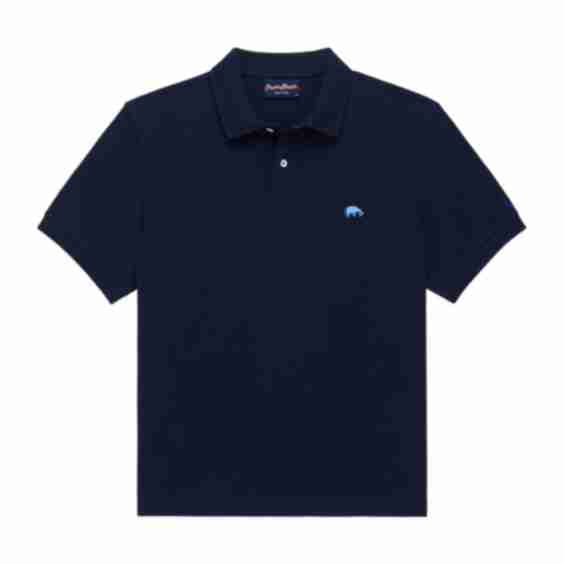 Men's Short Sleeve Eeyore Pique Polo Navy