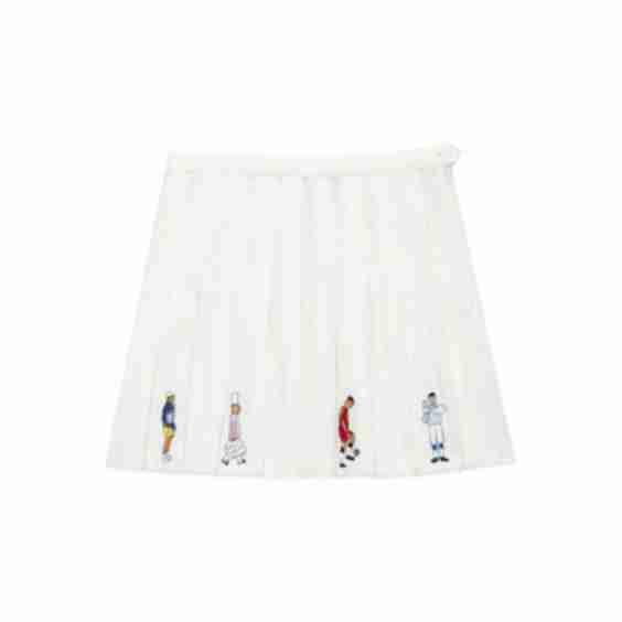 Terry Pleated Skirt