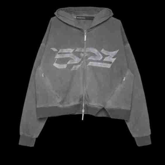 Dyed Zipped Hoodie