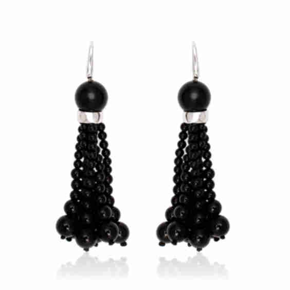 Venice Opera Onyx Earrings
