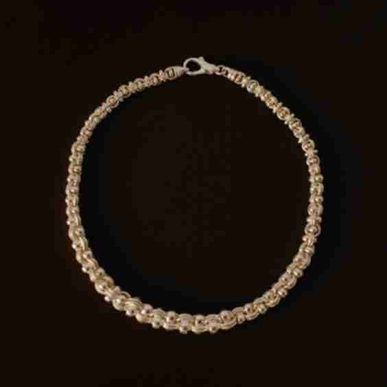 Woven Hoops Chain Necklace