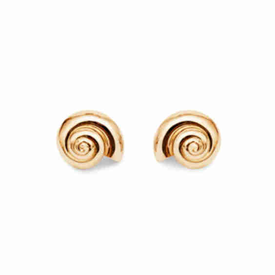Nautilus 18K Gold Plated Earrings