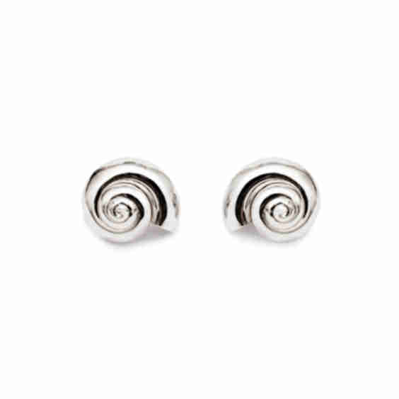 Nautilus Sterling Silver Earrings