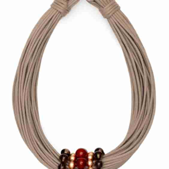 Exclusive Carnelian Sculptural Necklace