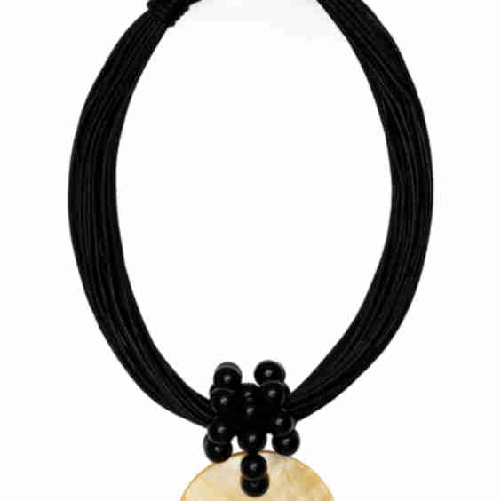 The Ivory Eclipse Pendant Necklace