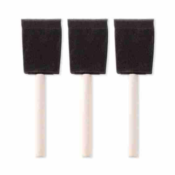 2" Foam Brush Set