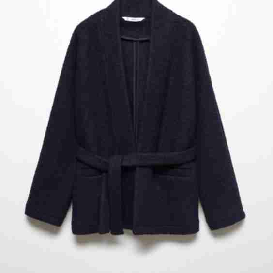 Wool-Blend Jacket With Belt