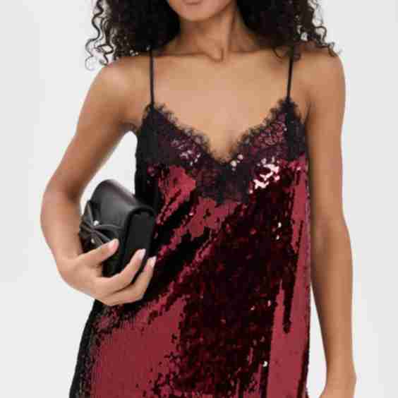 Olive Sequin Dress
