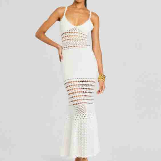 Belize Knit Crochet Dress