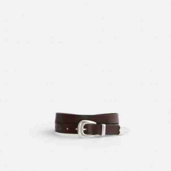 Suede Slim 3 Piece Belt - 1"