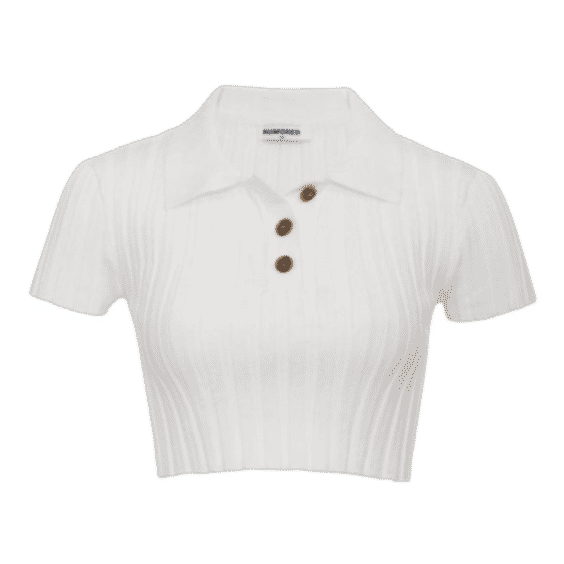 Tennis Crop Henley