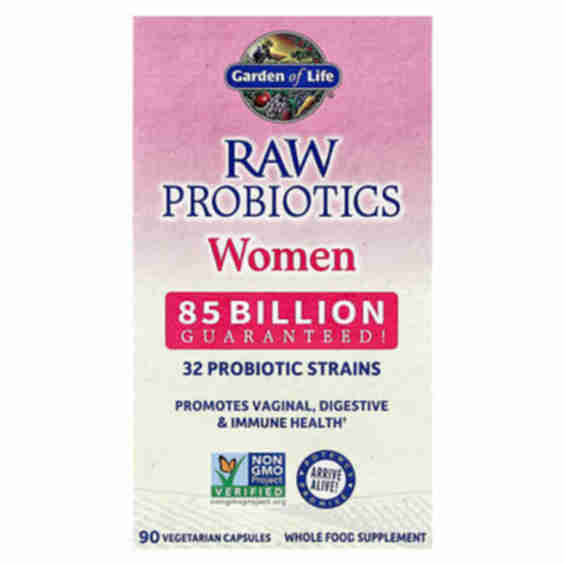 Raw Probiotics Women 85 Billion Vegetarian Capsules
