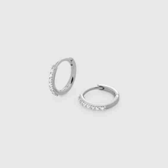 Diamond Huggies Earrings