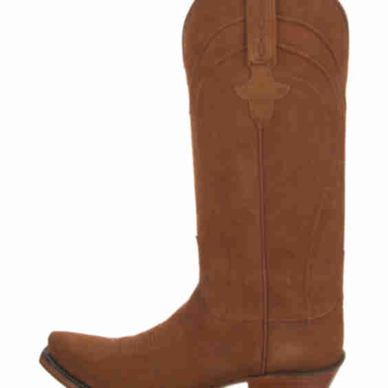 Suede Western Boots