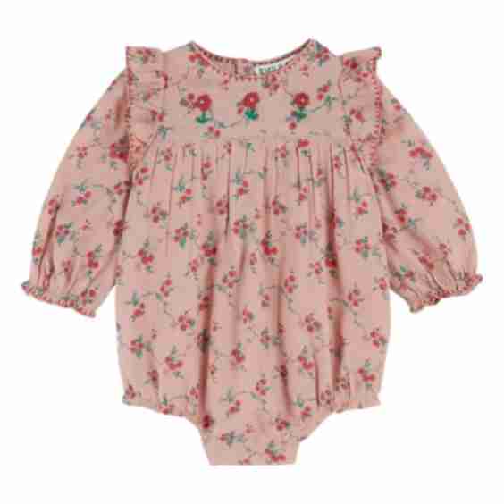 Floral Romper Pink