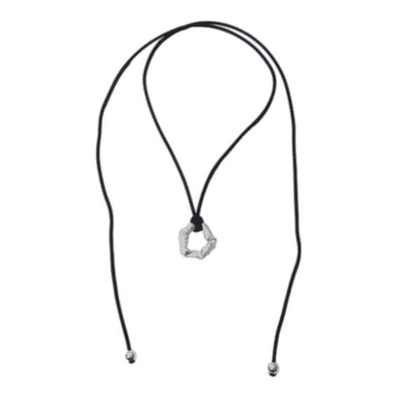 Crinkle Charm Necklace