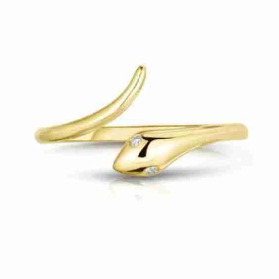 Diamond Snake Ring