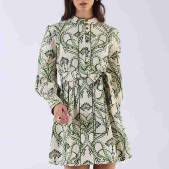 1192 Nella Cotton Poplin Dress