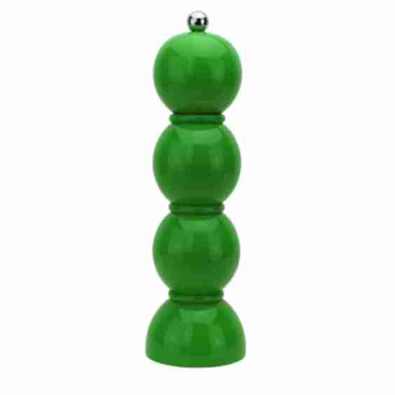 Leaf Green Bobbin Salt or Pepper Grinder