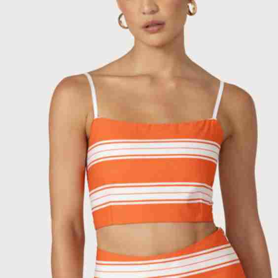 Oliver Top in Salsa Stripe