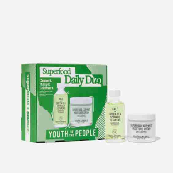 Superfood Daily Duo With Cleanser And Air-Whip Lightweight Face Moisturizer