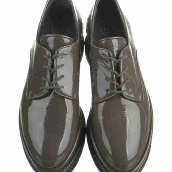 Stuart Weitzman Patent Leather Oxfords