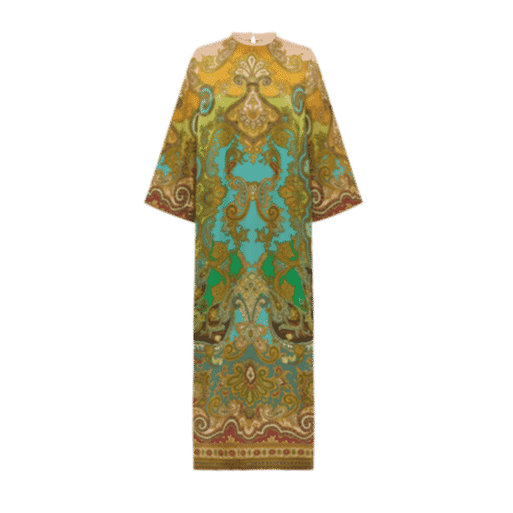 Clemenza Silk Midi Dress