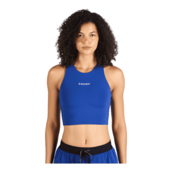 Stamina Scoop Neck Race Crop Top