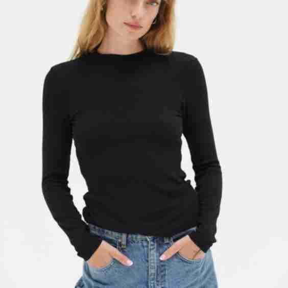 Dalston Ribbed Long Sleeve Top