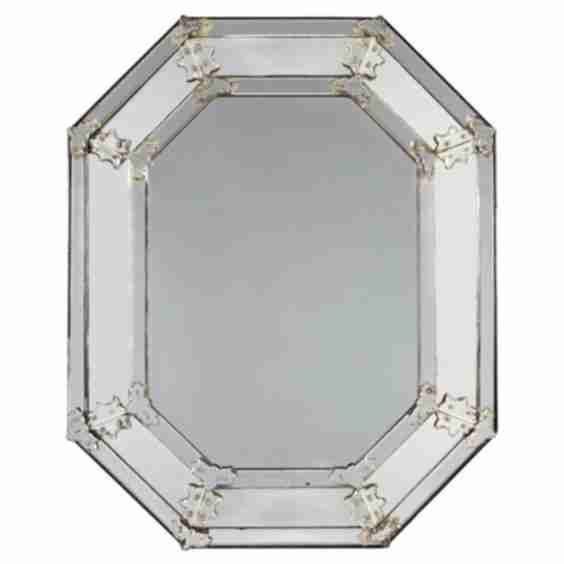 Octagonal Venetian Murano Mirror