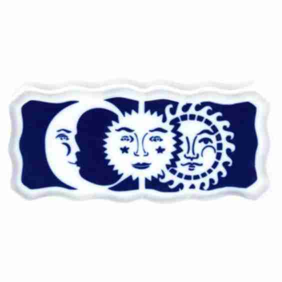 Viso Porcelain Sun, Moon & Stars Zodiac Tray