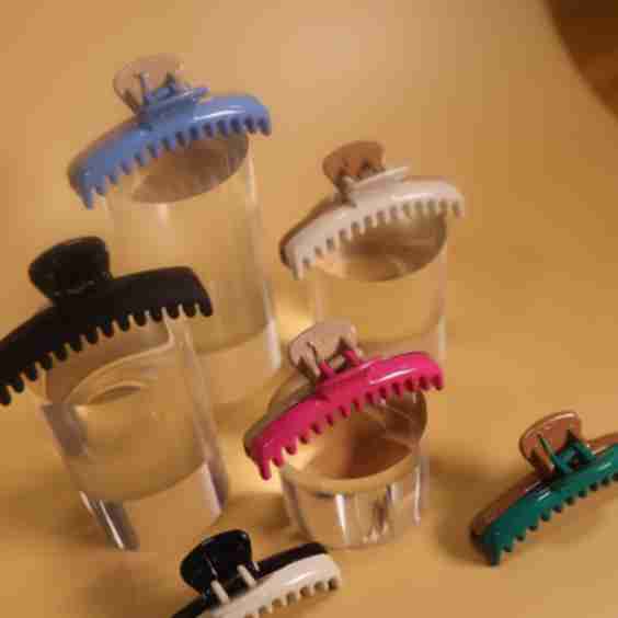 Two Toned Shiny Mini Hold Everything Claw 