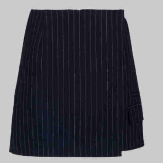 Pinstripe Skirt