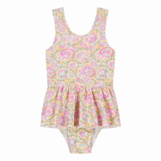 Kalinda Ruffled Floral Swimsuit