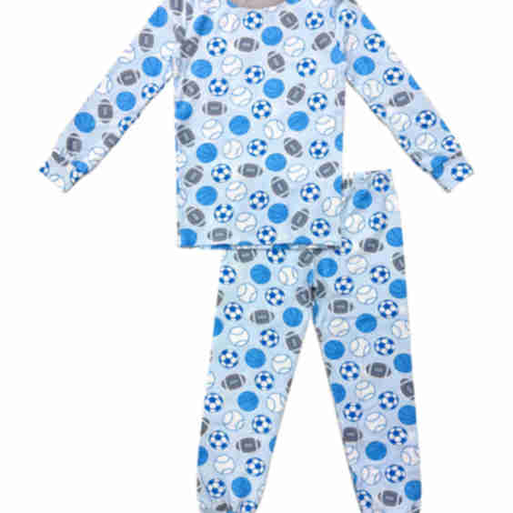 Sports Mania Long Sleeve Pajama Set