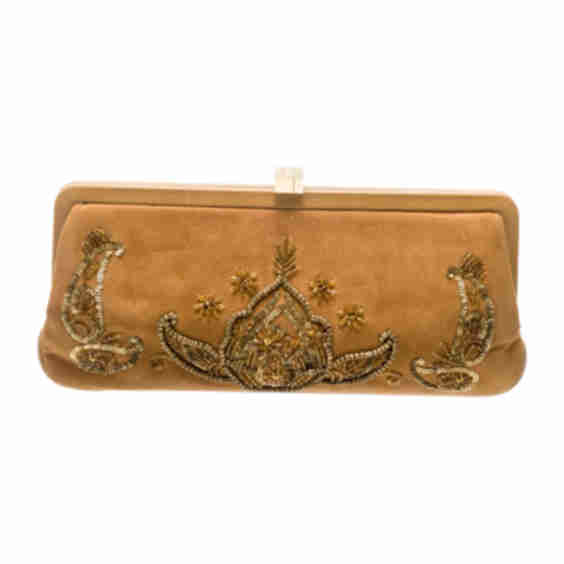 Lambertson Truex Suede Minaudière