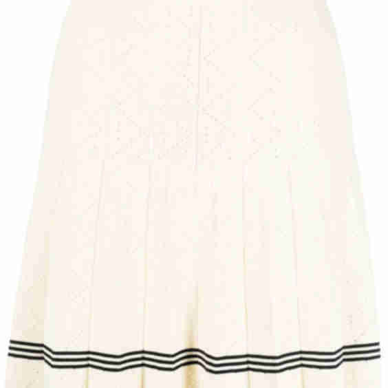 High-Waisted Knitted Skirt