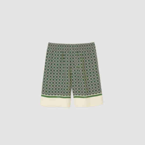 Patterned Flowy Bermuda shorts