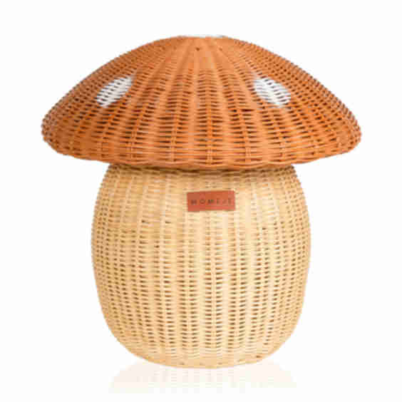 Mushroom Rattan Storage Basket