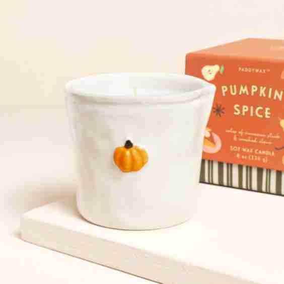 Pumpkin Spice Ceramic Candle
