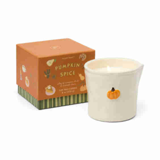 Bistro Pumpkin Spice Ceramic Candle