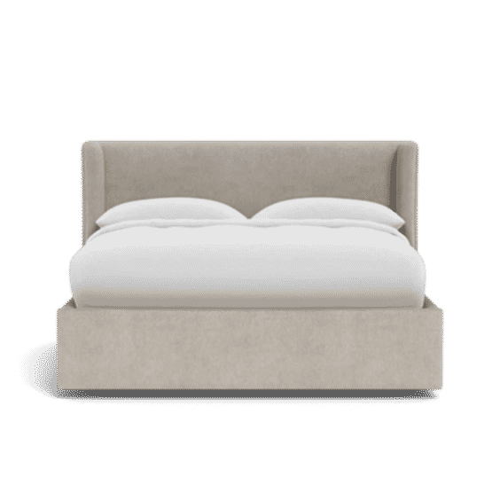 Graham Upholstered Bed with Contrast Piping and Storage Option