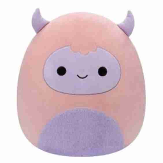 11" Ronalda the Pink and Purple Yeti Plush Toy