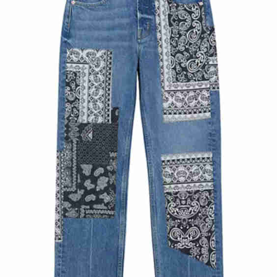 Pandana Denim Jeans With Patches