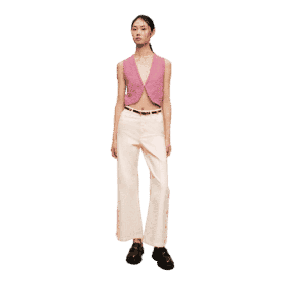 Tweed Cropped Top