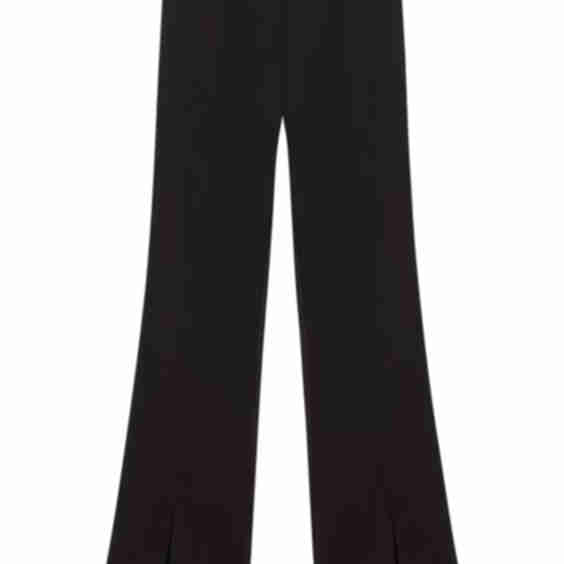 Slim-Fit Trousers With Slits