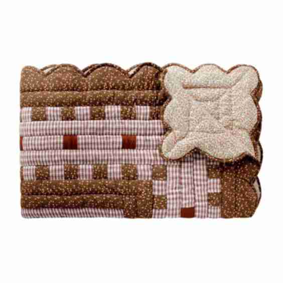 Gingham Patchwork Quilt
