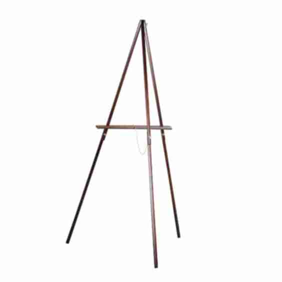63" Vintage Brown Display Floor Easel